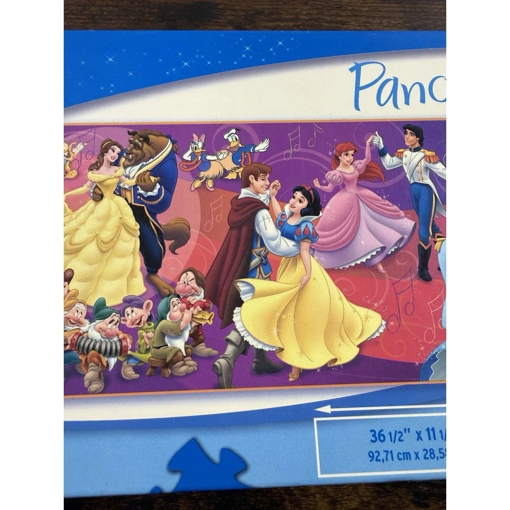 Disney Panoramas Character Mega Puzzles - ‎ 750 Pieces~Pink background